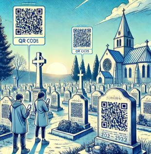 Les codes QR apportent l’interactivité aux rites funéraires