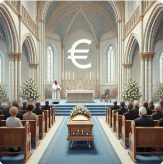 Quel est le coût des cérémonies religieuses à l’église pour un enterrement ?